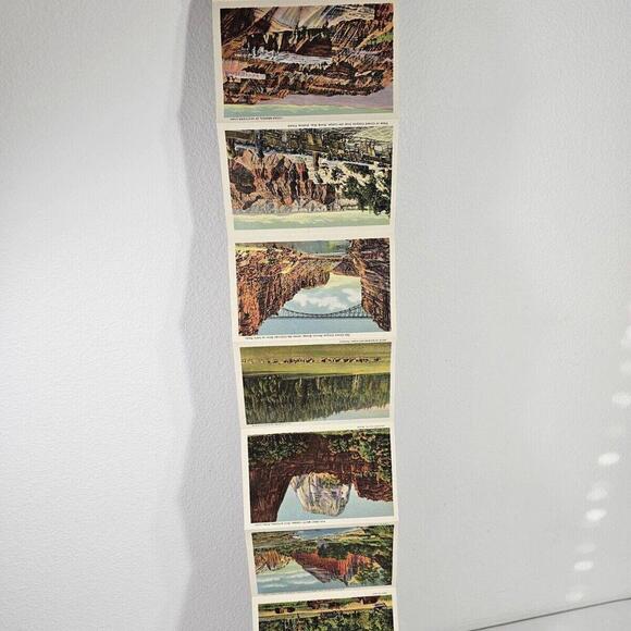 Vintage Utahs National Parks Art Folder Postcard Accordion Fold Out - Picture 5 of 9
